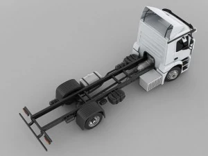 mercedes antos rigid truck 3D Model
