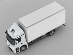 mercedes antos rigid truck Modelo 3D