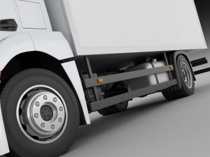 mercedes antos rigid truck Modelo 3D