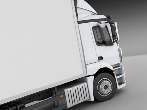 mercedes antos rigid truck Modelo 3D