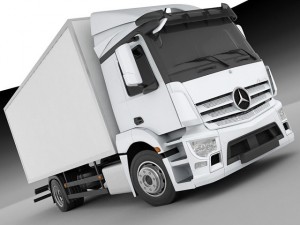mercedes antos rigid truck Modelo 3D