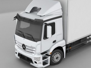 mercedes antos rigid truck Modelo 3D