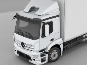 mercedes antos rigid truck 3D Model