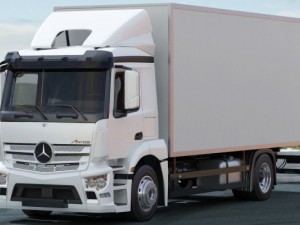 mercedes antos rigid truck Modelo 3D
