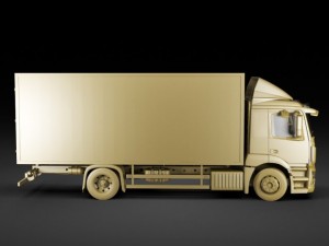 mercedes antos rigid truck Modelo 3D