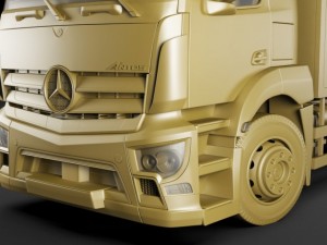 mercedes antos rigid truck Modelo 3D