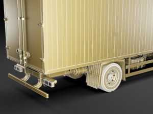 mercedes antos rigid truck Modelo 3D