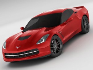 chevrolet corvette c7 stingray my2014 3D 모델