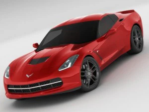 chevrolet corvette c7 stingray mon2014 Modèle 3D