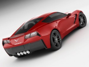 chevrolet corvette c7 stingray my2014 3D Model