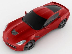 chevrolet corvette c7 stingray my2014 3D Model