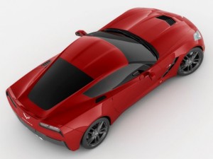 chevrolet corvette c7 stingray my2014 3D Model