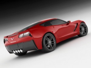 chevrolet corvette c7 stingray my2014 3D Model