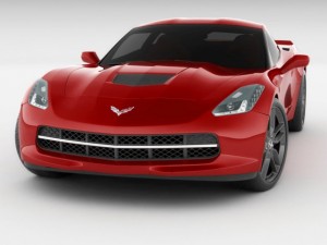 chevrolet corvette c7 stingray my2014 3D Model