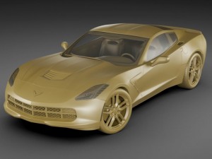 chevrolet corvette c7 stingray my2014 3D Model