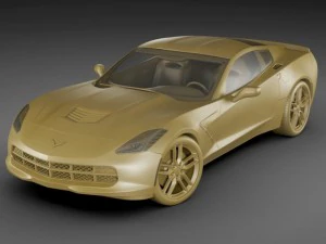 chevrolet corvette c7 stingray my2014 3D Model
