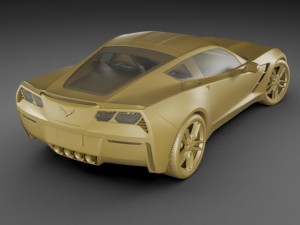 chevrolet corvette c7 stingray my2014 3D Model