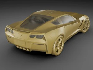 chevrolet corvette c7 stingray my2014 3D Model