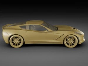 chevrolet corvette c7 stingray my2014 3D Model