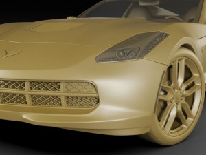 chevrolet corvette c7 stingray my2014 3D Model