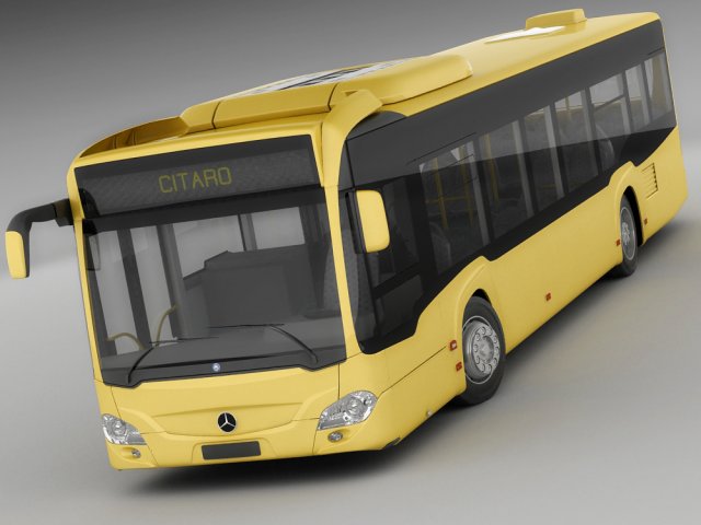 mercedes citaro 2012 Model 3D .c4d .max .obj .3ds .fbx .stl .blend 