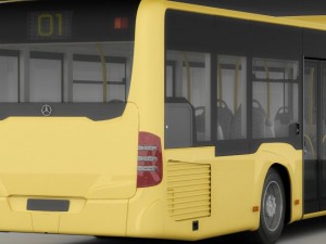 mercedes citaro 2012 Model 3D