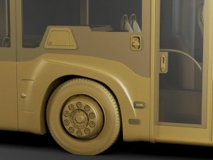 mercedes citaro 2012 Model 3D