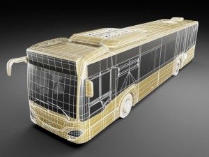 mercedes citaro 2012 Model 3D