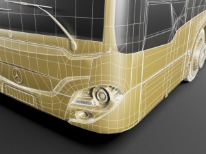 mercedes citaro 2012 Model 3D