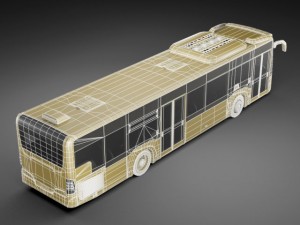 mercedes citaro 2012 Model 3D