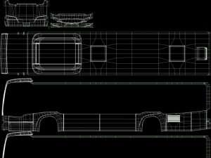 mercedes citaro 2012 Model 3D