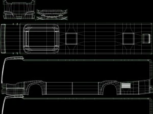 mercedes citaro 2012 3D Model