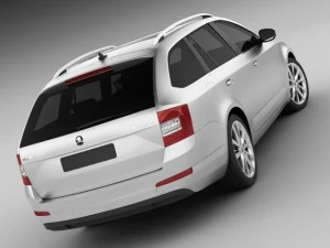 skoda octavia combi 2013 3D Model