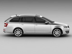 skoda octavia combi 2013 3D Model