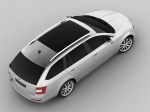 skoda octavia combi 2013 Modello 3D