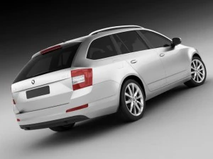 skoda octavia combi 2013 3D Model
