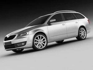 skoda octavia combi 2013 3D Model