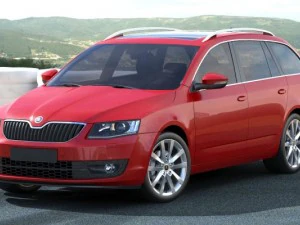 skoda octavia combi 2013 3D Model