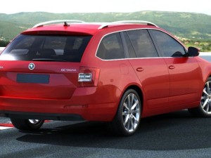 skoda octavia combi 2013 Modello 3D