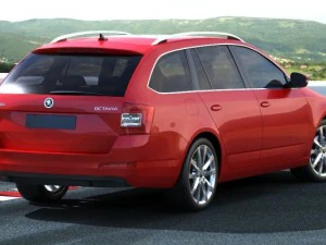 skoda octavia combi 2013 3D Model