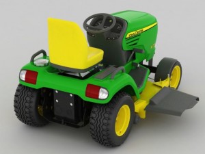 john deere lawn mower 3D Модель