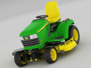john deere lawn mower 3D Модель