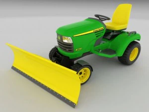 john deere lawn mower 3D Model