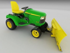 john deere lawn mower 3D Модель