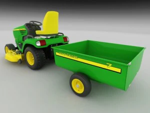 john deere lawn mower 3D Model