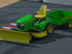 john deere lawn mower 3D Модель