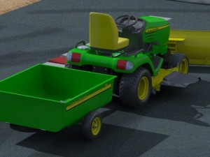 john deere lawn mower 3D Модель