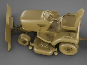 john deere lawn mower 3D Model