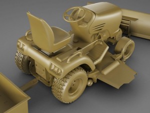 john deere lawn mower 3D Модель