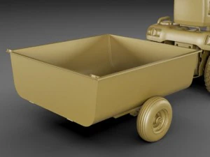 john deere lawn mower 3D Model